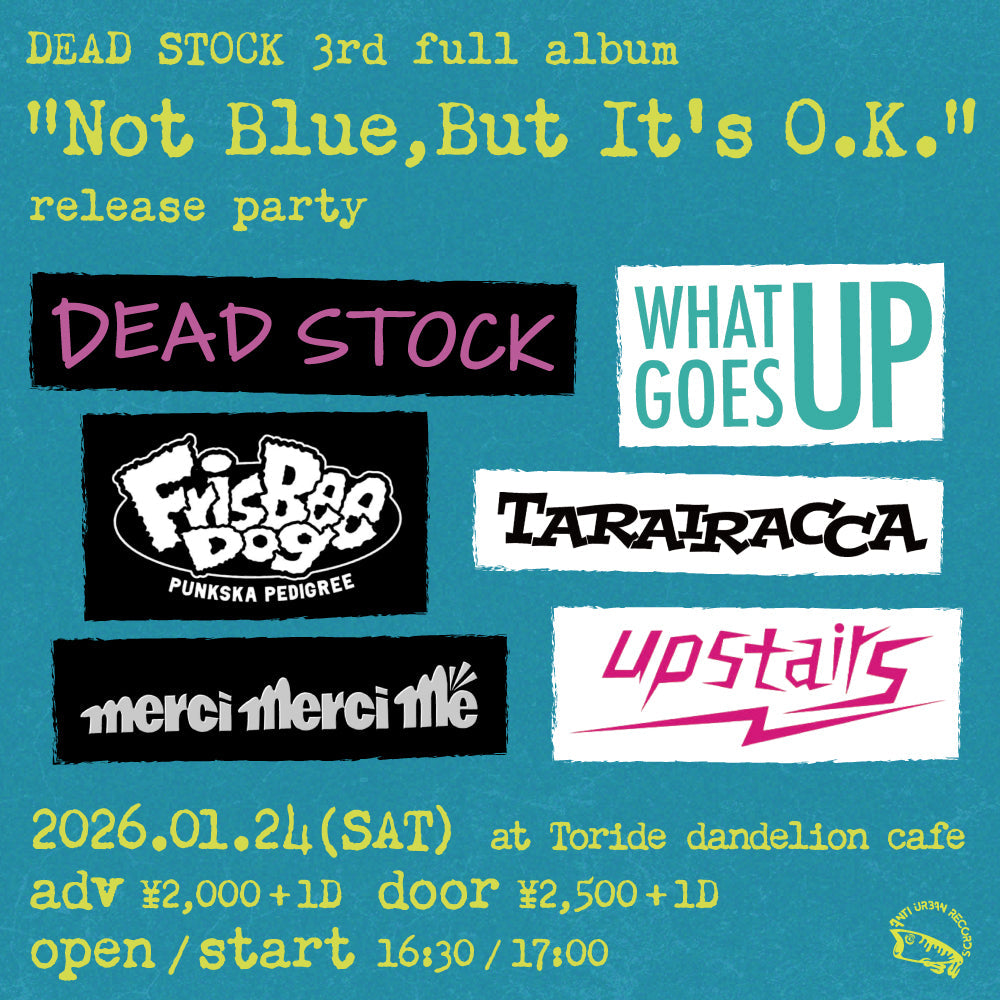 2026.1.24(SAT)@取手DANDELION CAFE | DEAD STOCK (デッドストック